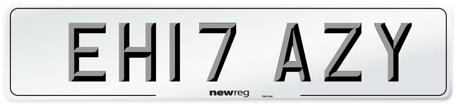 EH17 AZY Number Plate from New Reg